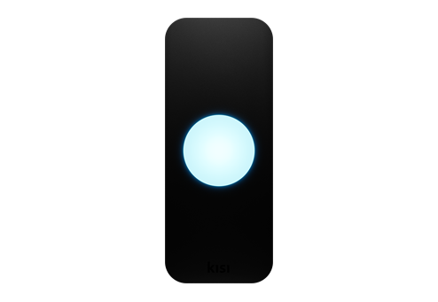 Lector de puerta Kisi Reader Pro 2 con anillo de desbloqueo iluminado