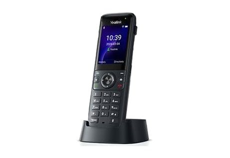 Teléfono inalámbrico Wi-Fi Yealink AX83H con base de carga