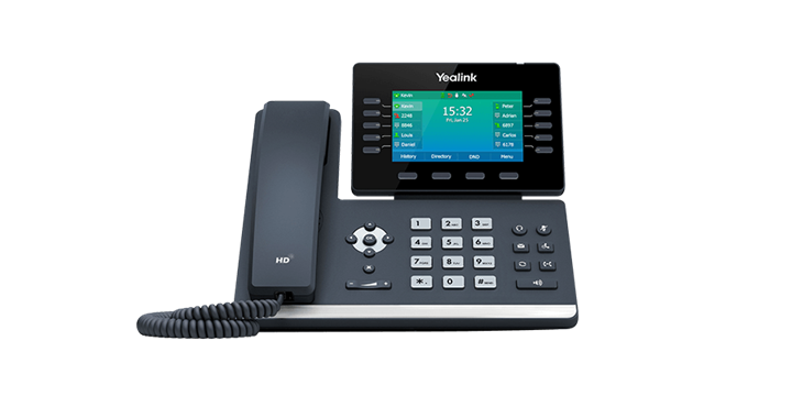 Teléfono IP Yealink T54W con WiFi y Bluetooth integrados